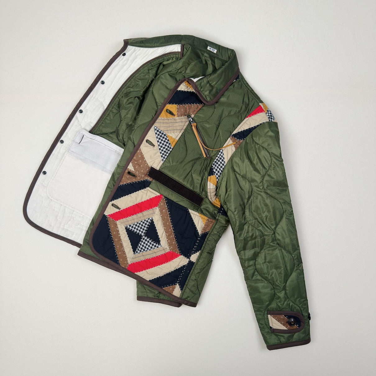 Quilt jacket Beige