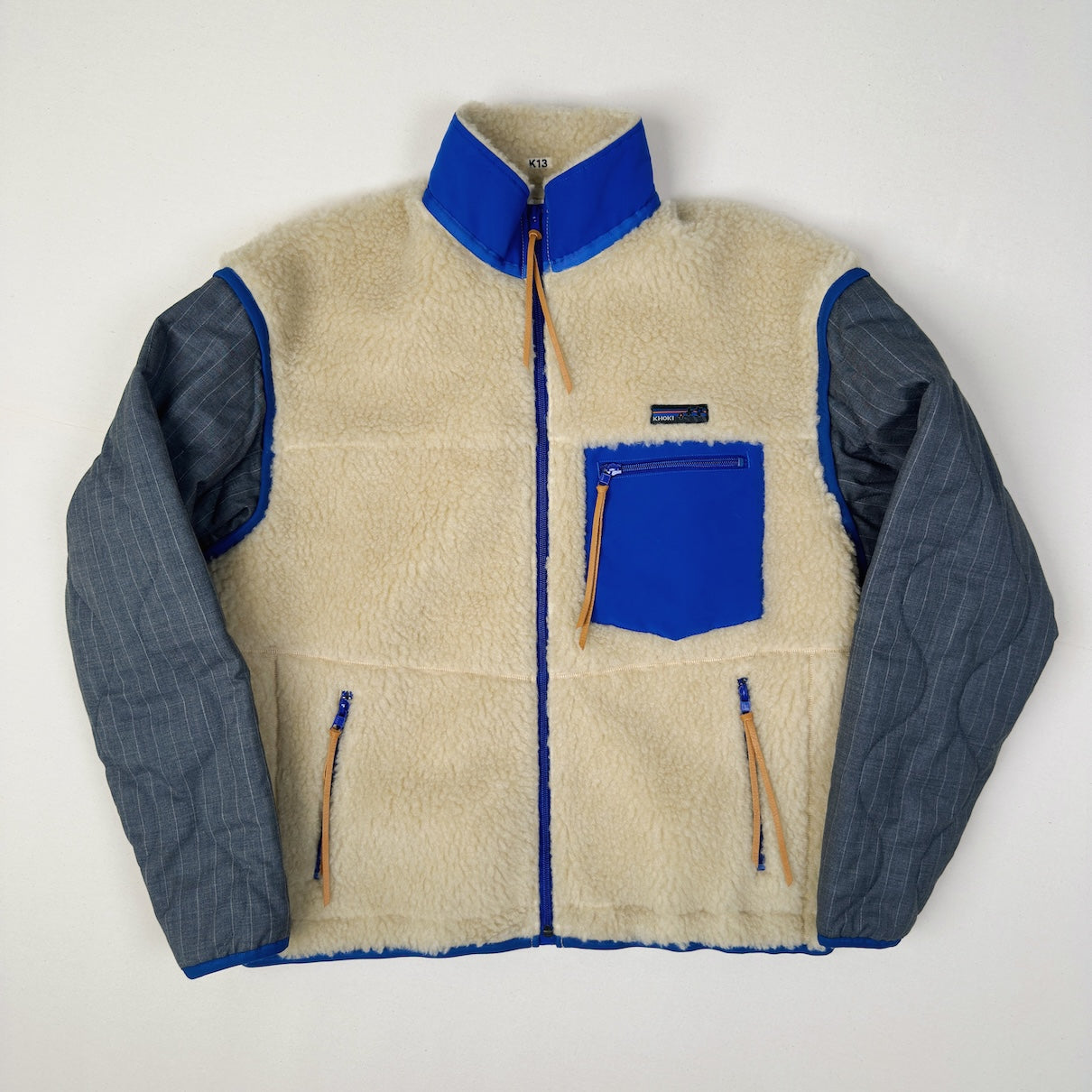 Feece-texture jacket Beige