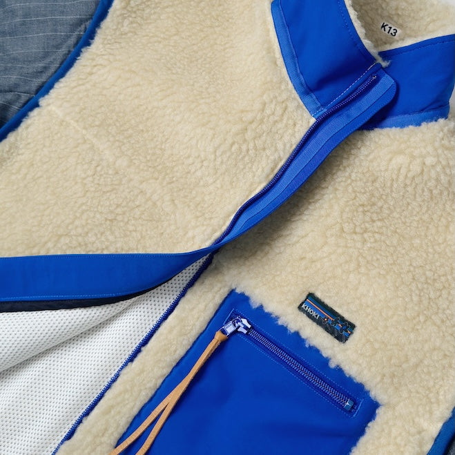Feece-texture jacket Beige