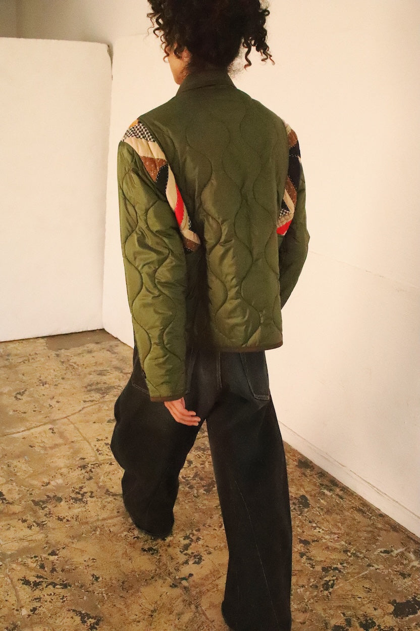Quilt jacket Beige