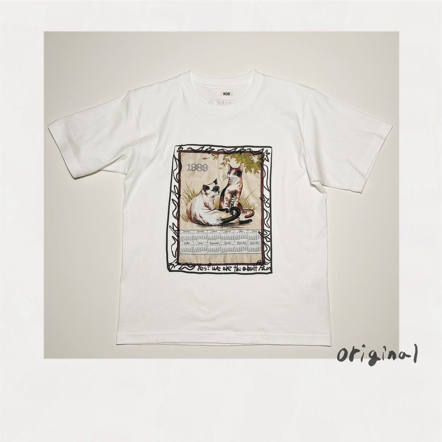 Calendar T shirt "CAT"