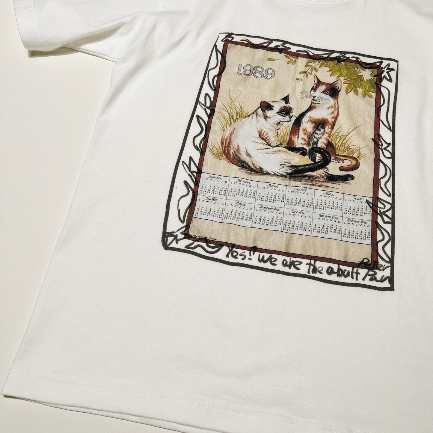 Calendar T shirt "CAT"