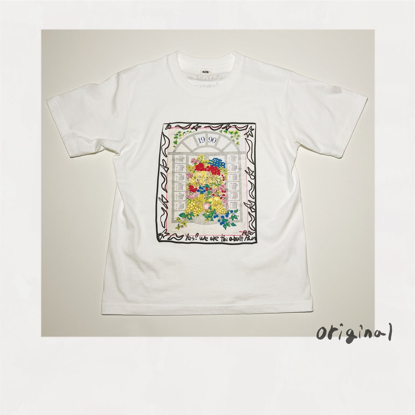 Calendar T shirt "Flower"