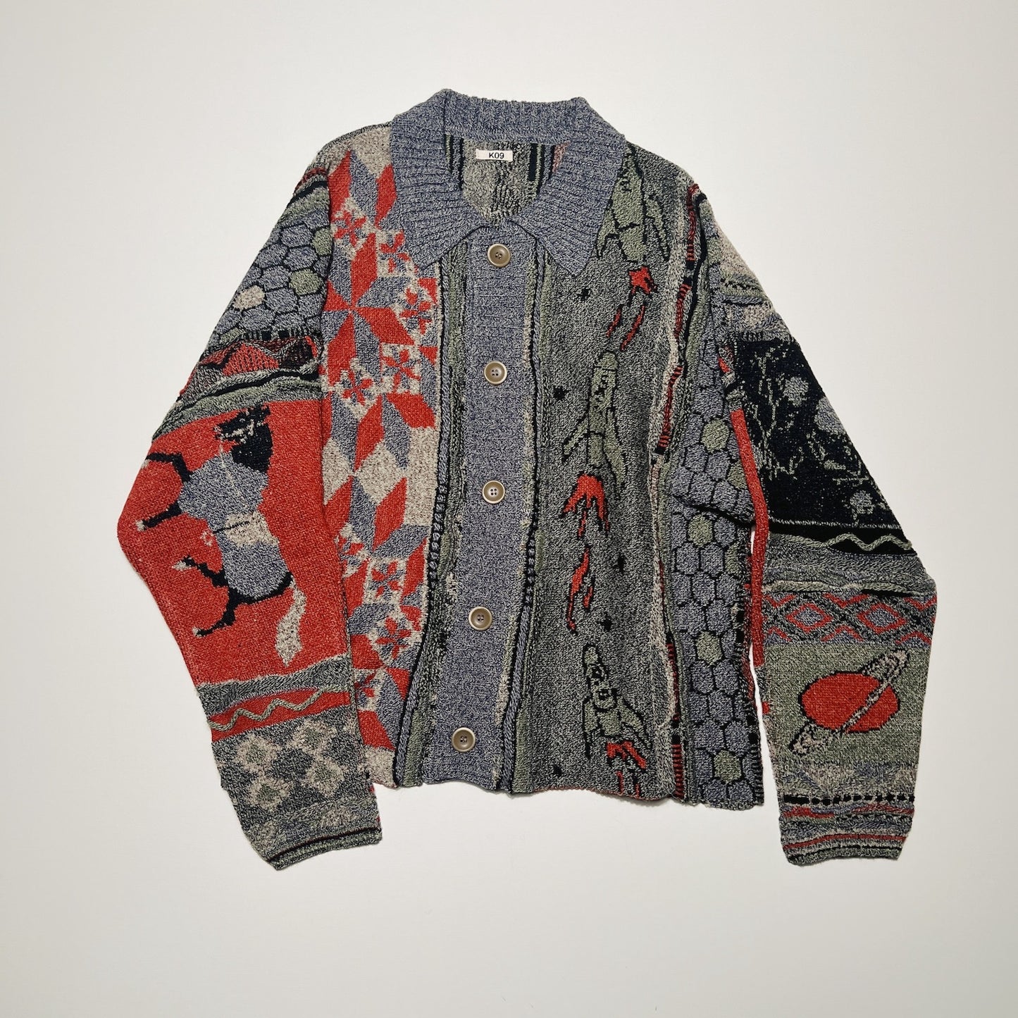 Collage jacquard knit Multi