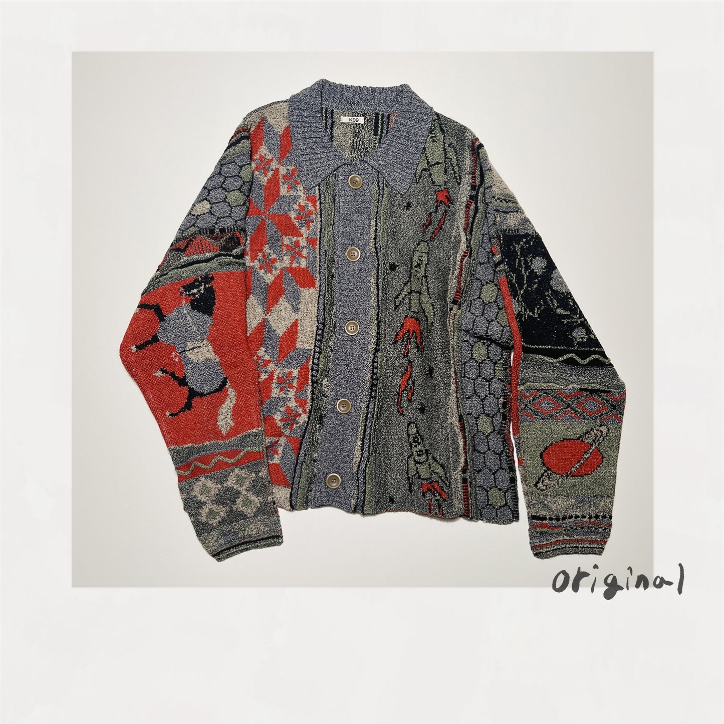 Collage jacquard knit Multi
