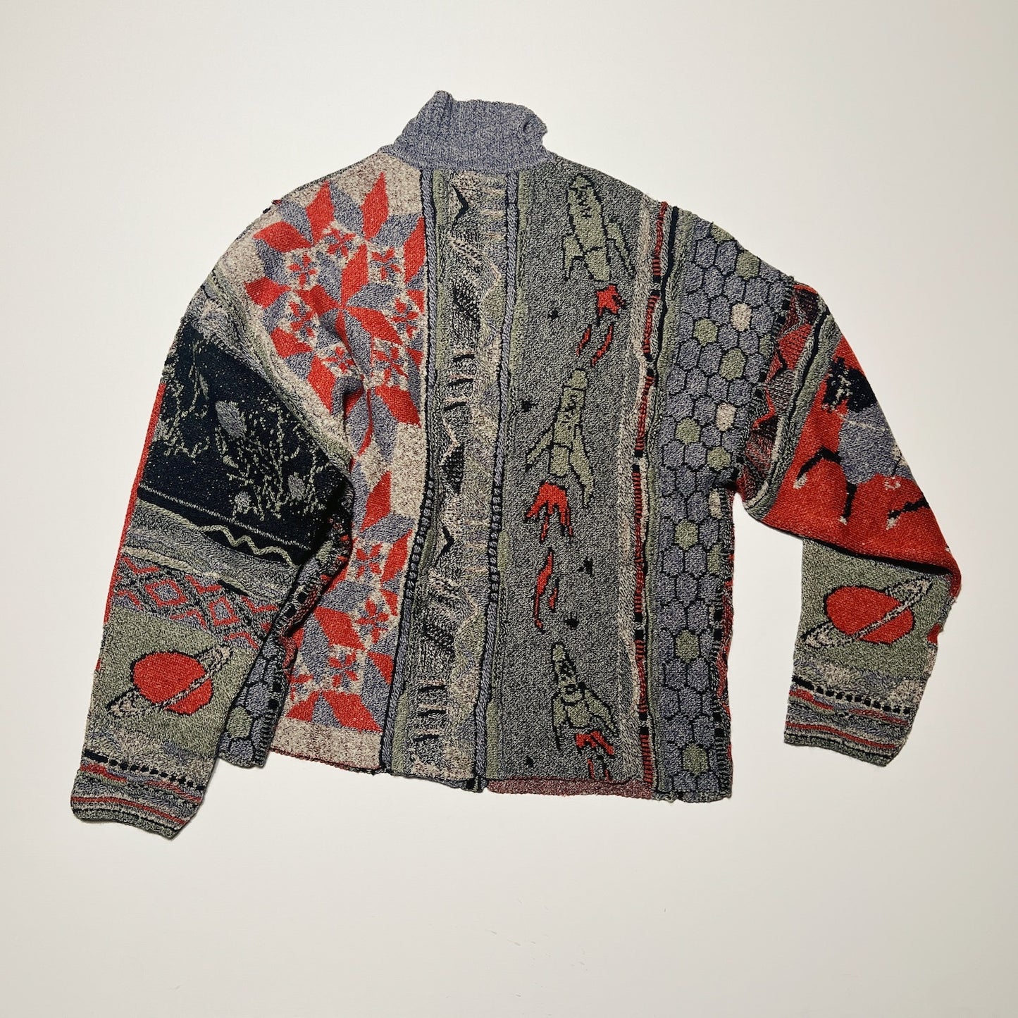 Collage jacquard knit Multi