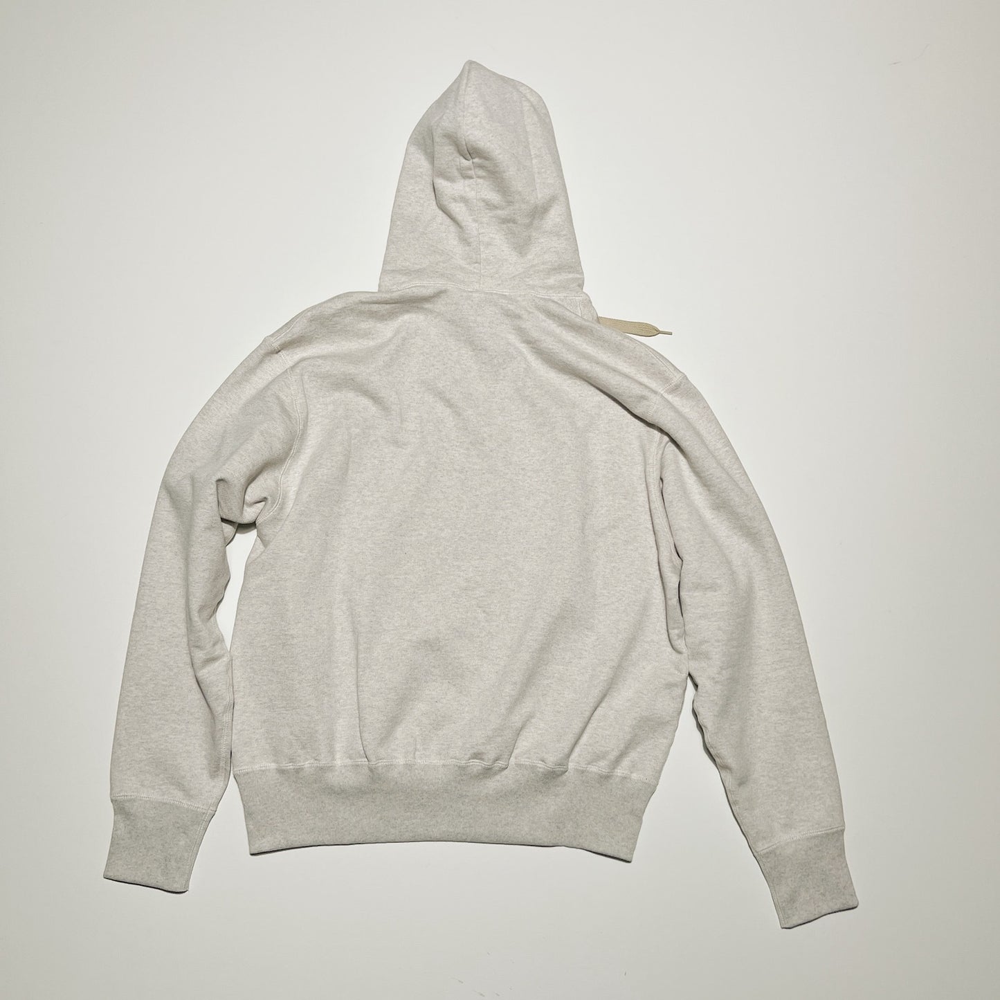 Graphic-print hoodie Oatmeal