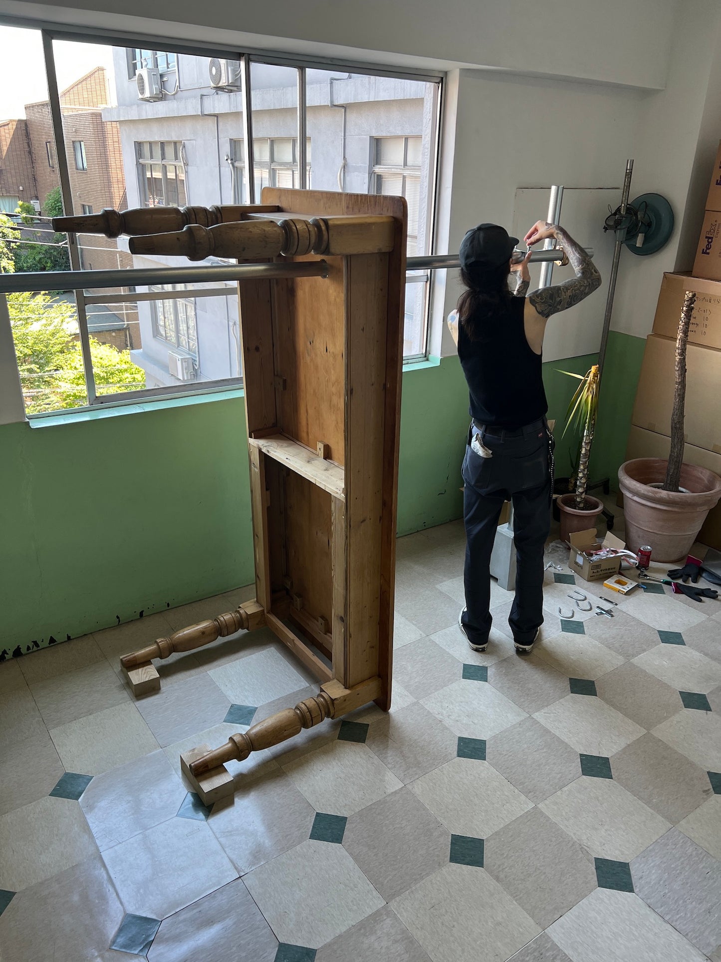 Hanging rack A
