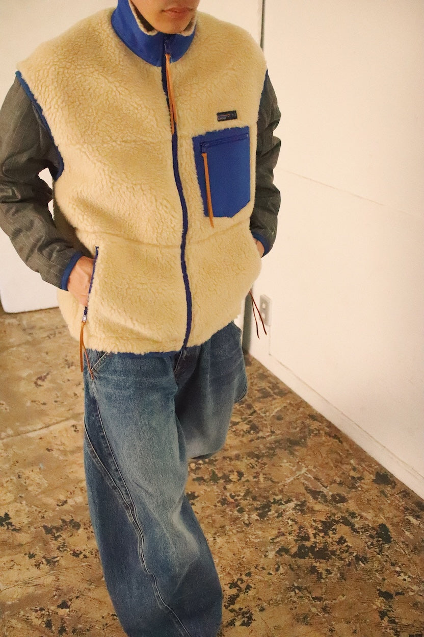 Feece-texture jacket Beige
