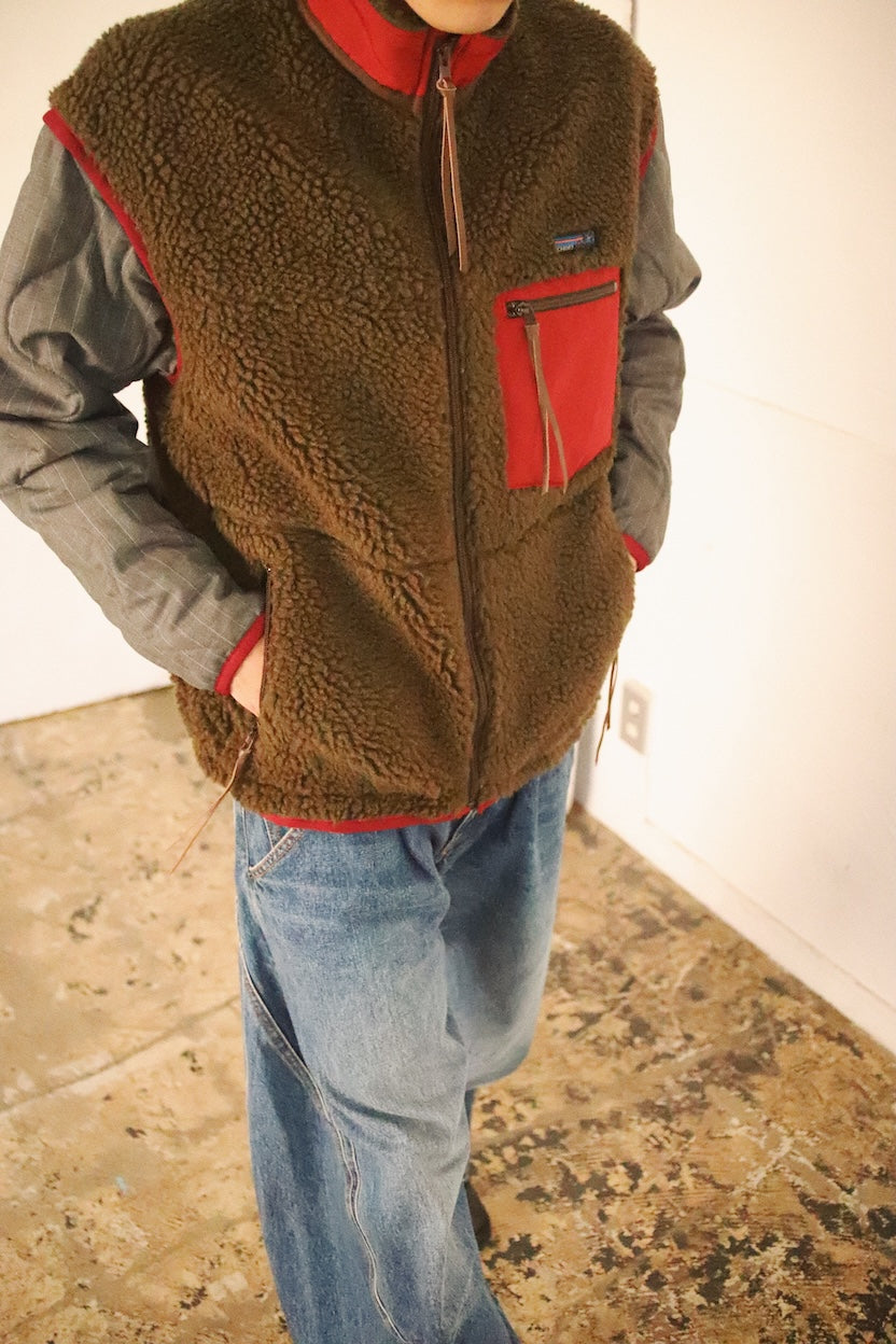 Feece-texture jacket Khaki