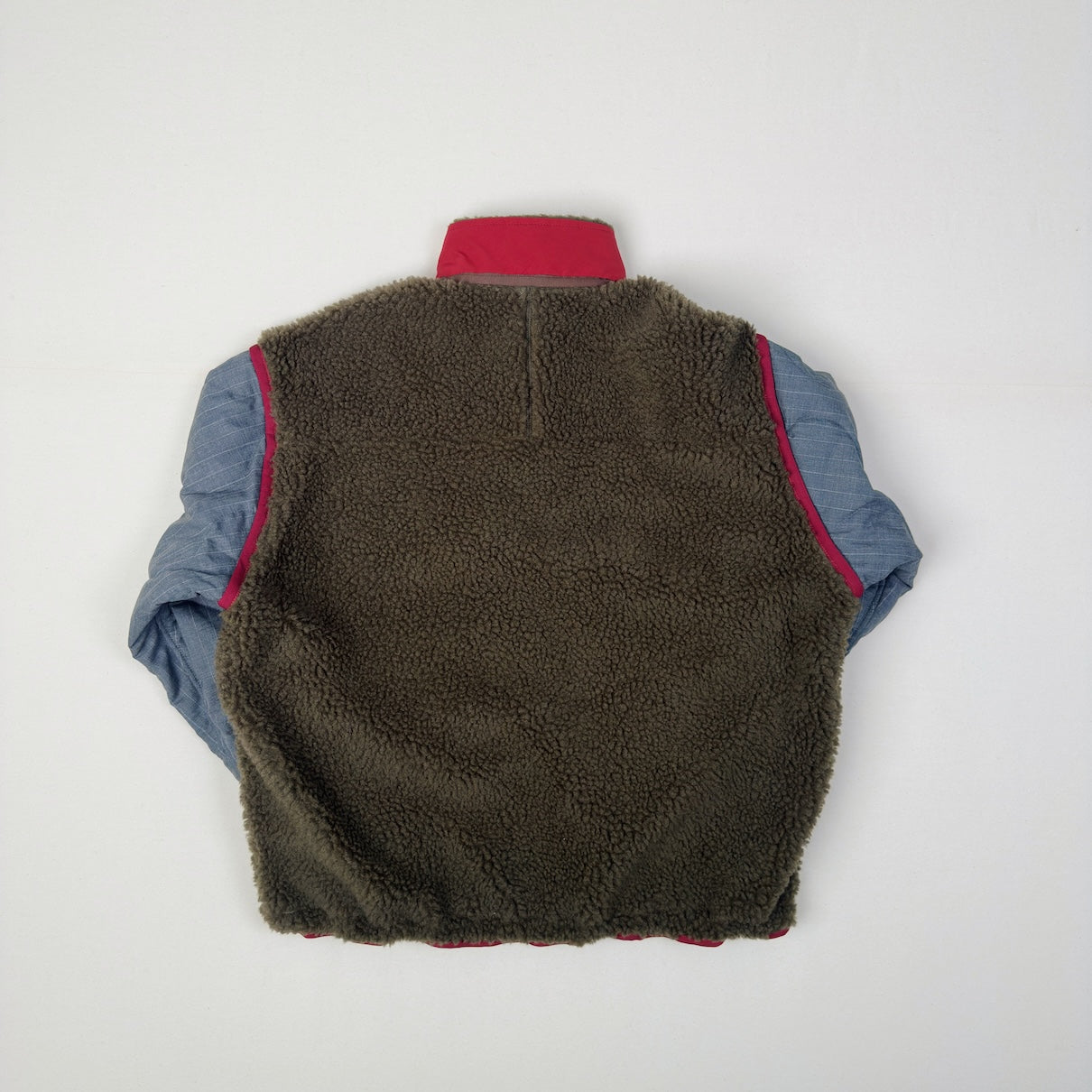 Feece-texture jacket Khaki