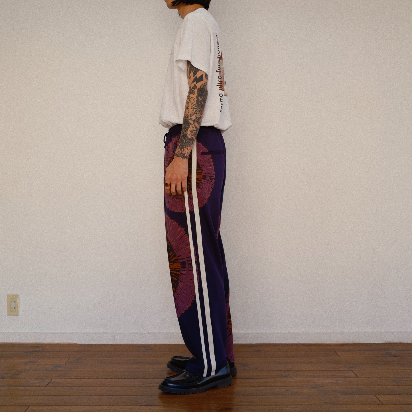 Tie-Dye Track Pants Navy