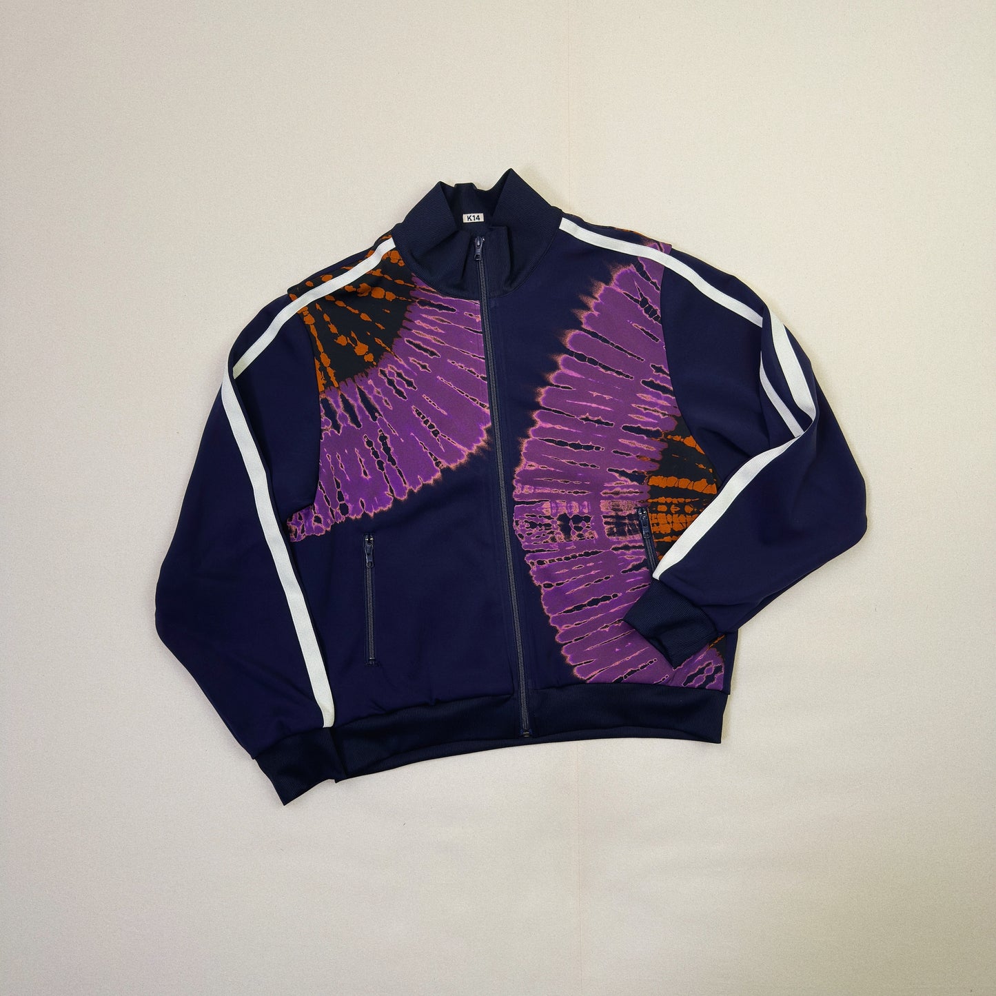 Tie-Dye Track Jacket  Navy