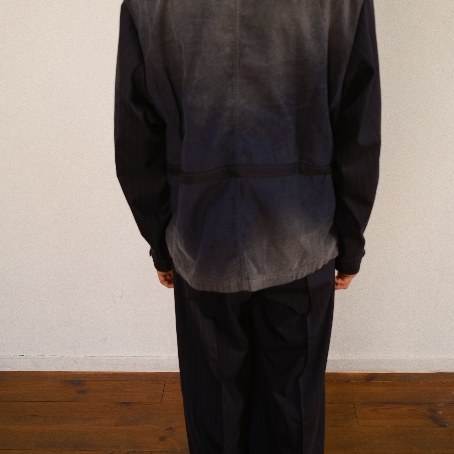 Combination Military Jacket Black