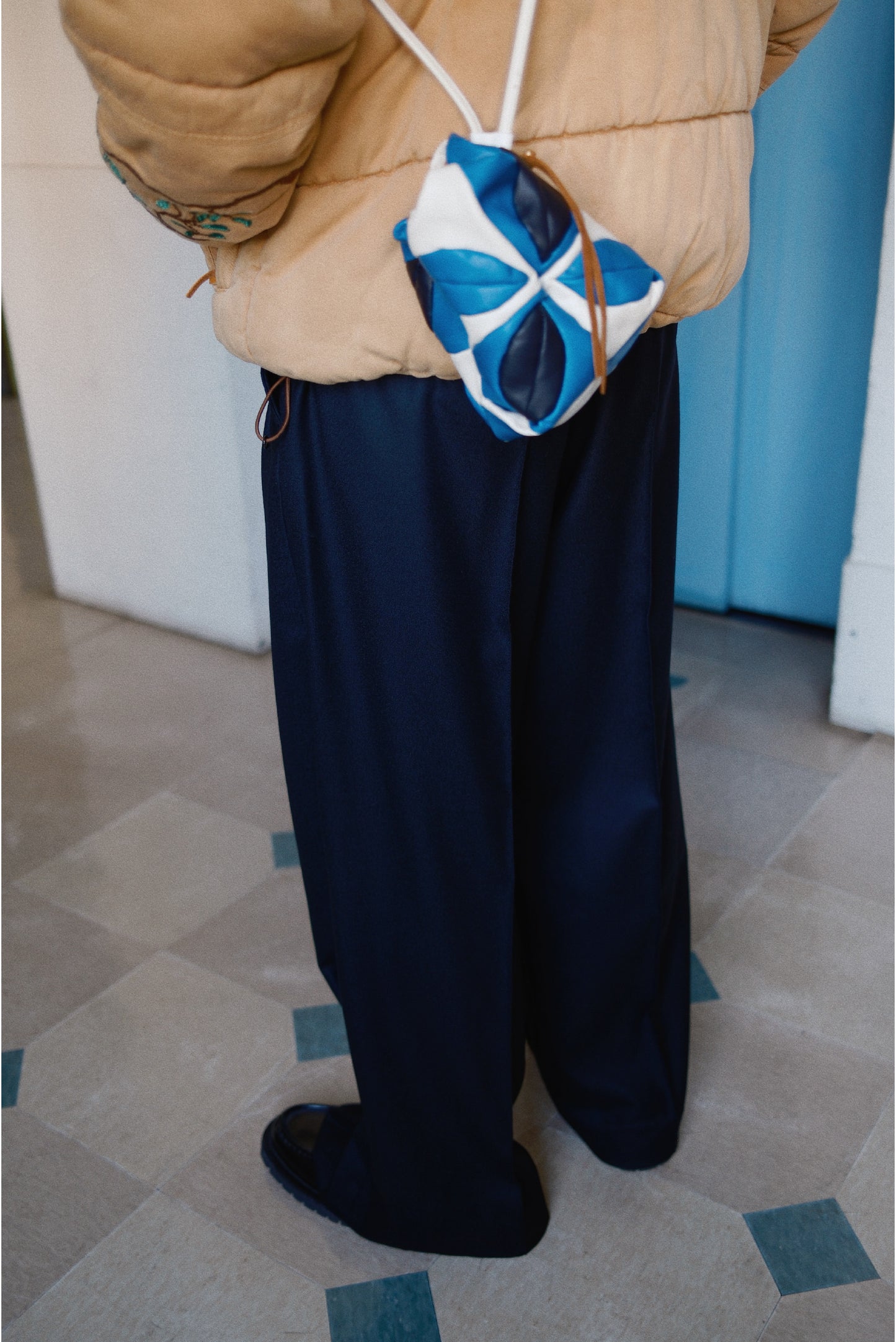 Tuck Pleats pants Black