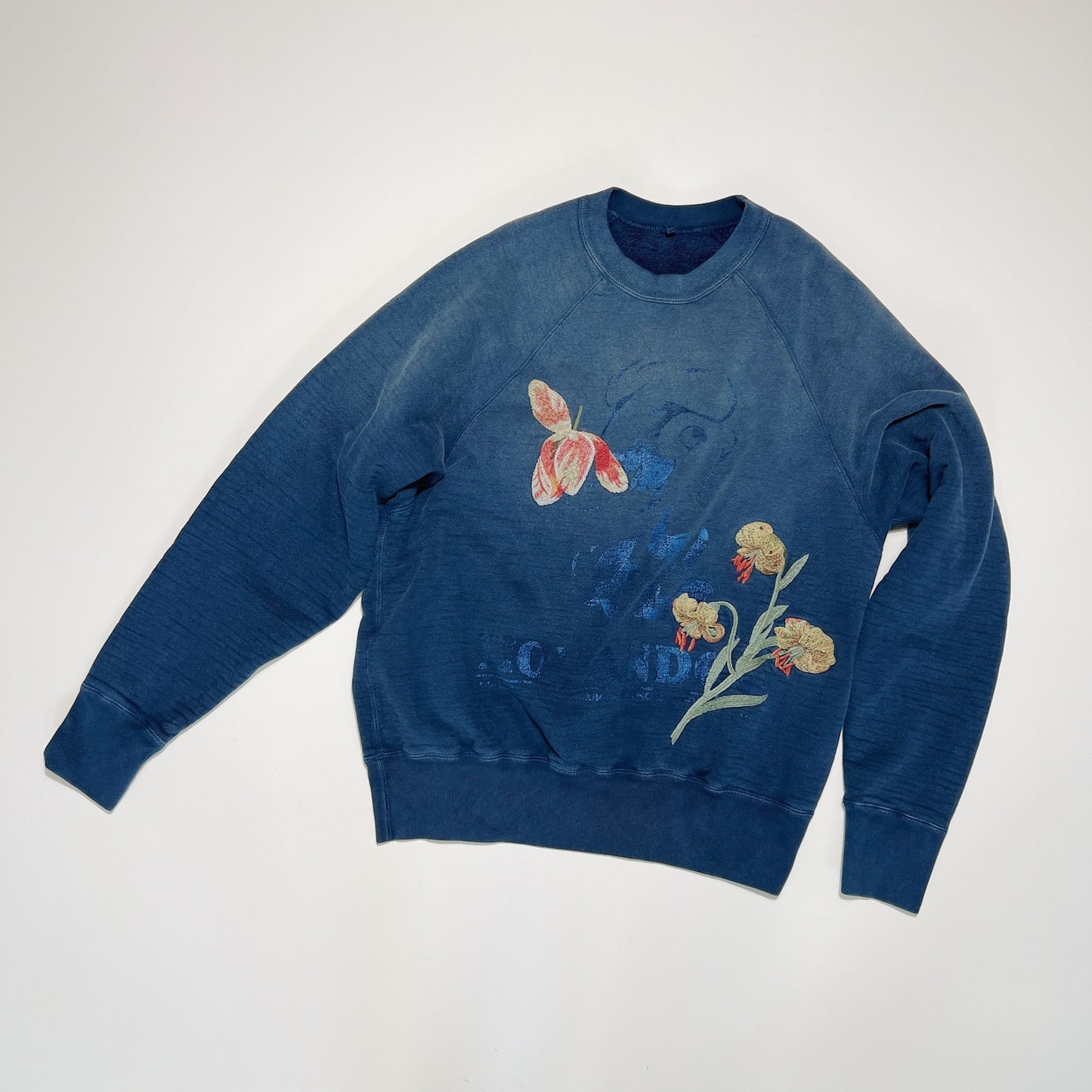 Vintage finished sweatshirt Navy