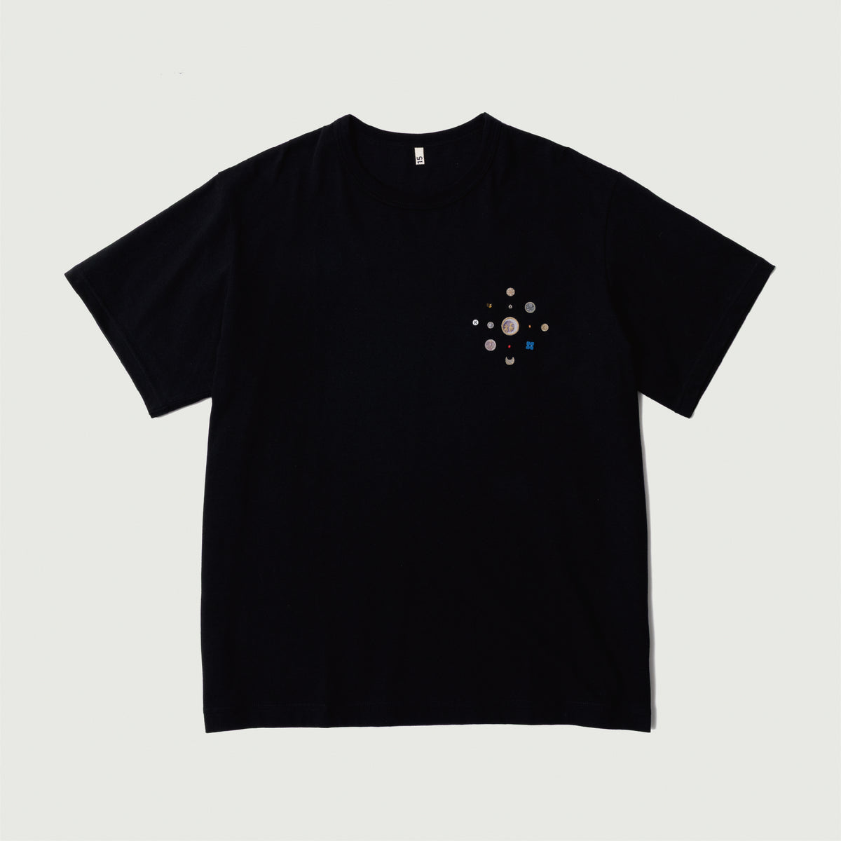Beaded T-shirt Black