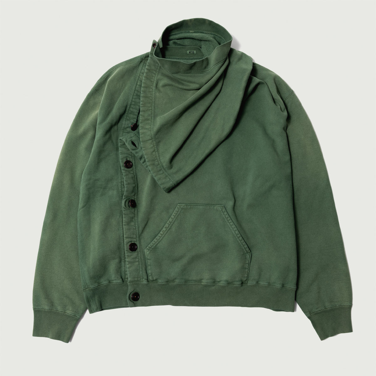 Asymmetric Sweatshirt Green