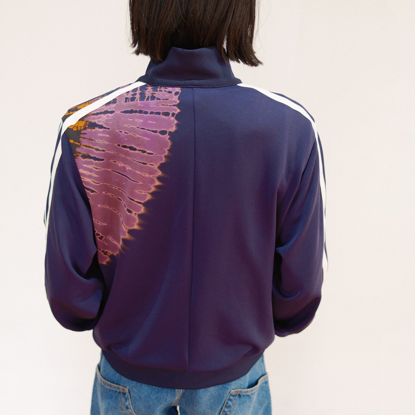 Tie-Dye Track Jacket  Navy