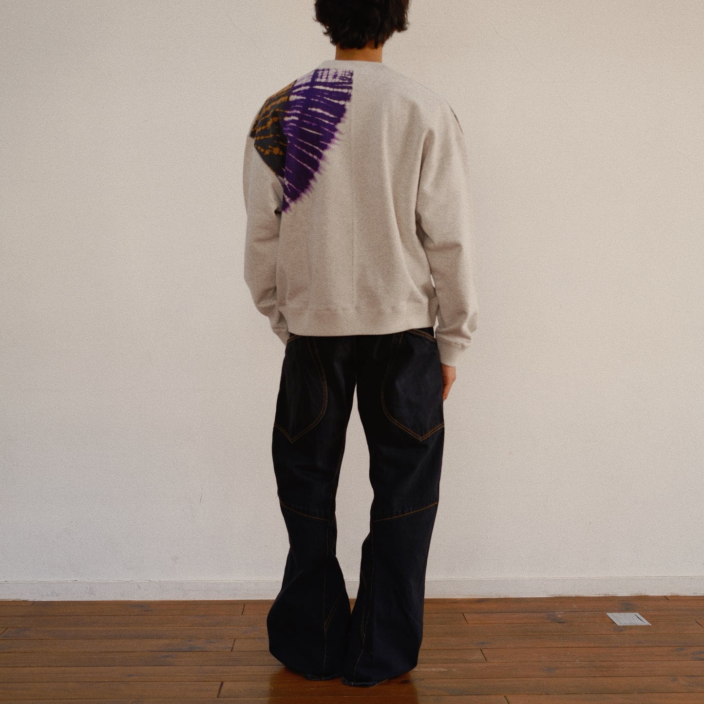 Tie-Dye Sweat Shirt Oatmeal
