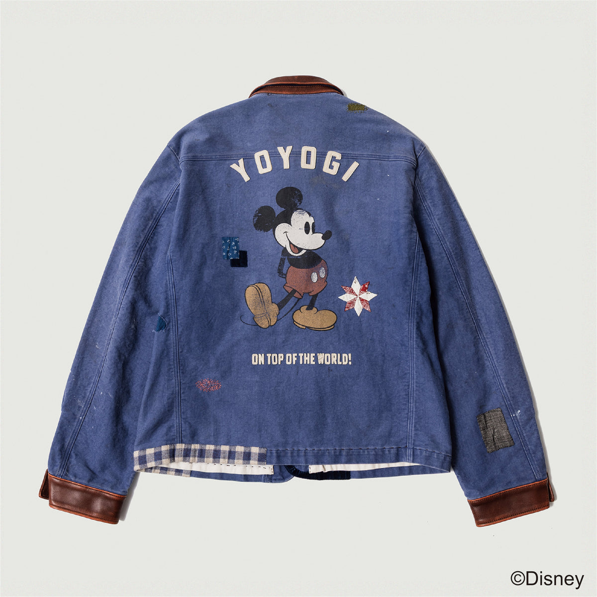 Vintage-finished work jacket  Blue