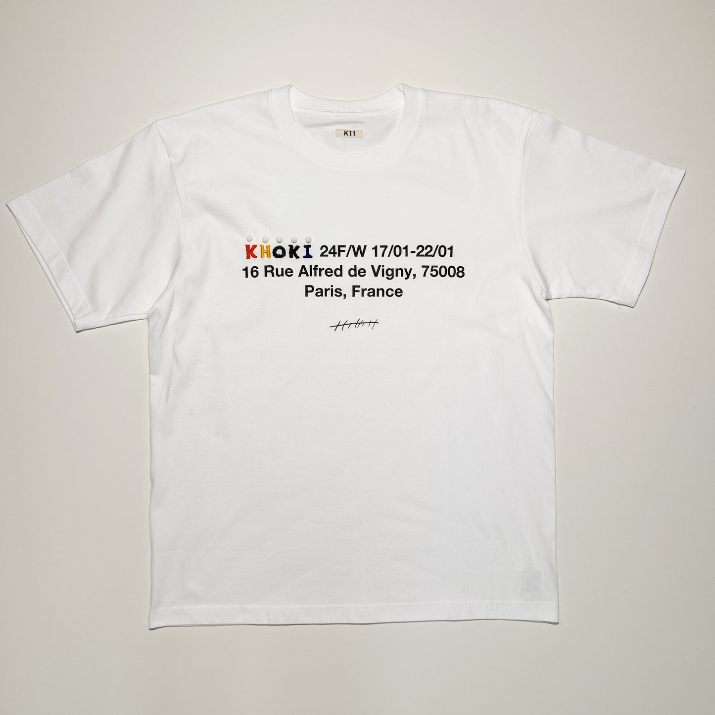 STAFF T-shirt 24FW White