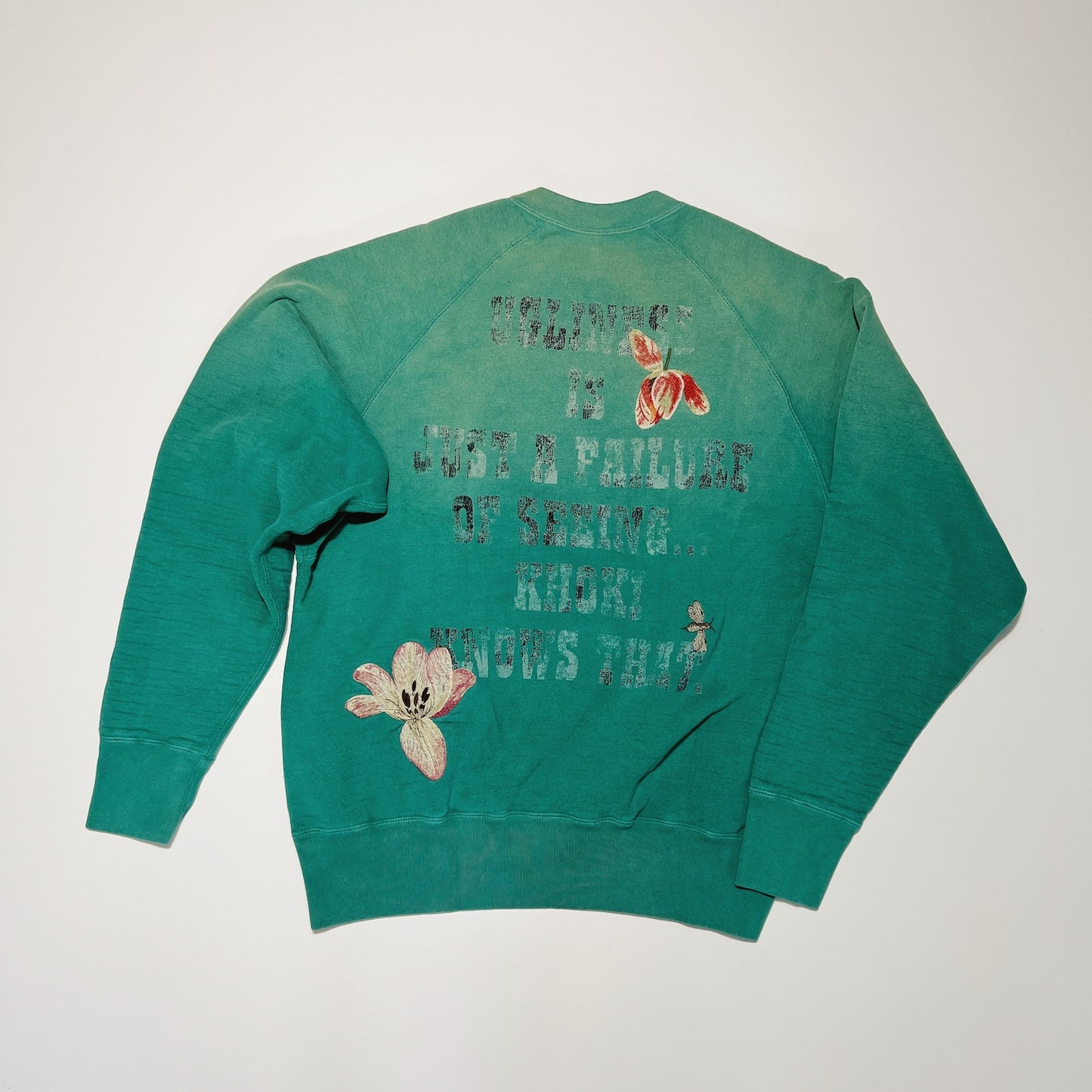 Vintage finished sweatshirt Green