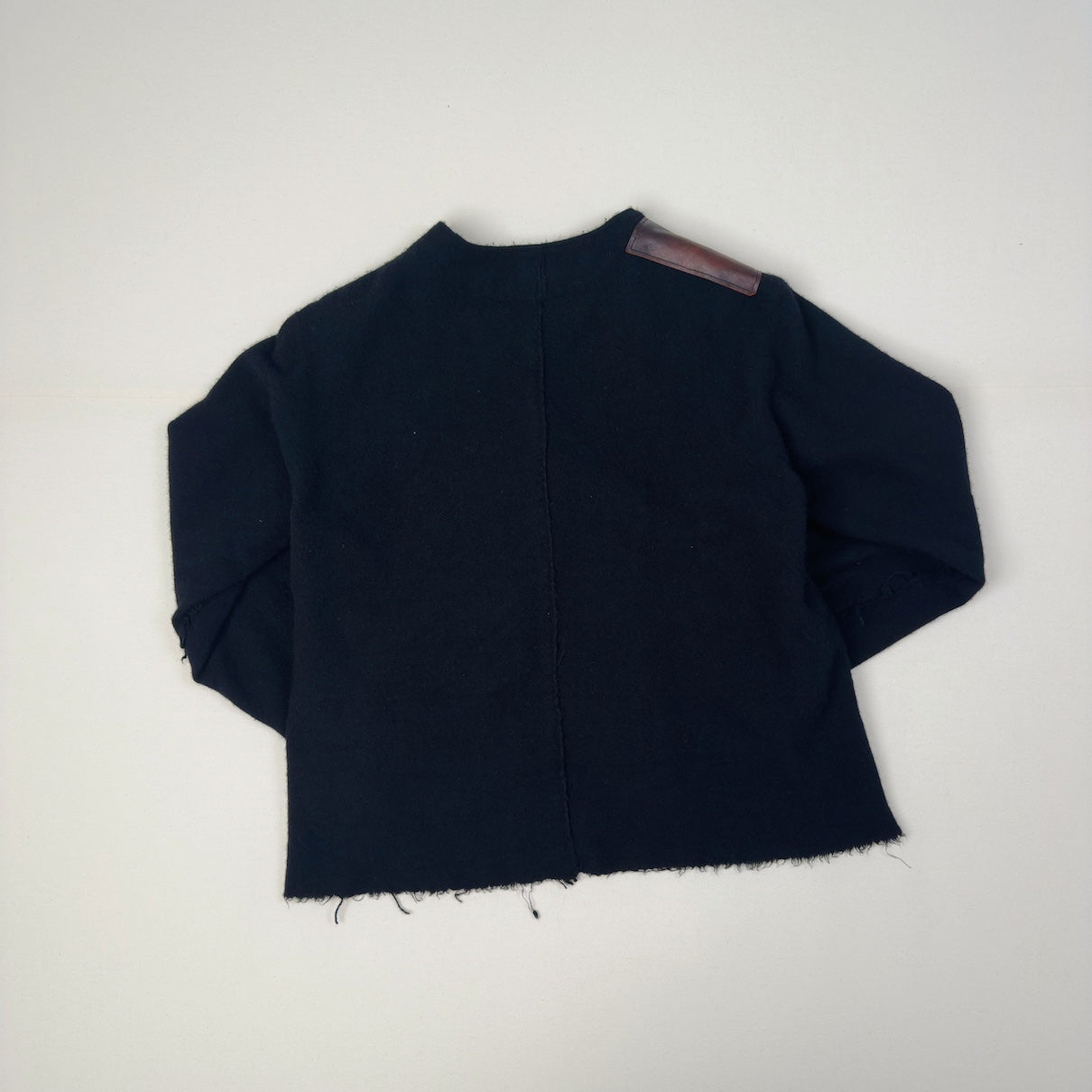 Asymmetric jacket Black