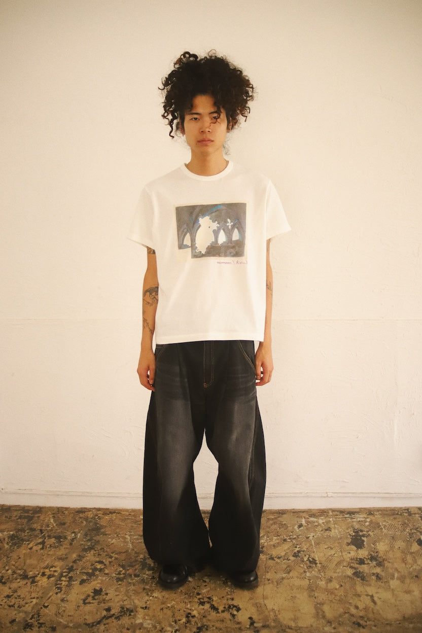 Printed T-shirt White