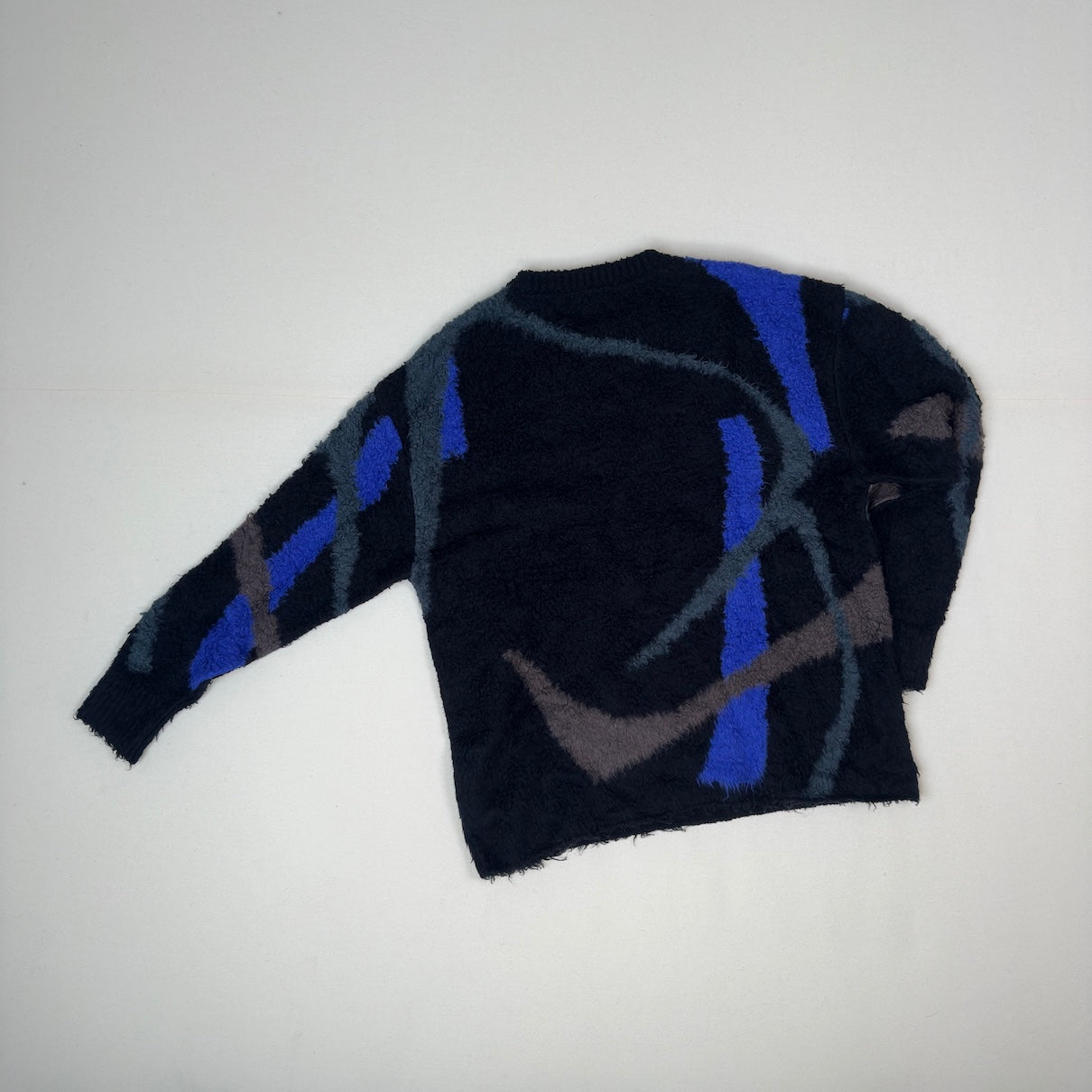 Jacquard-design knit Black