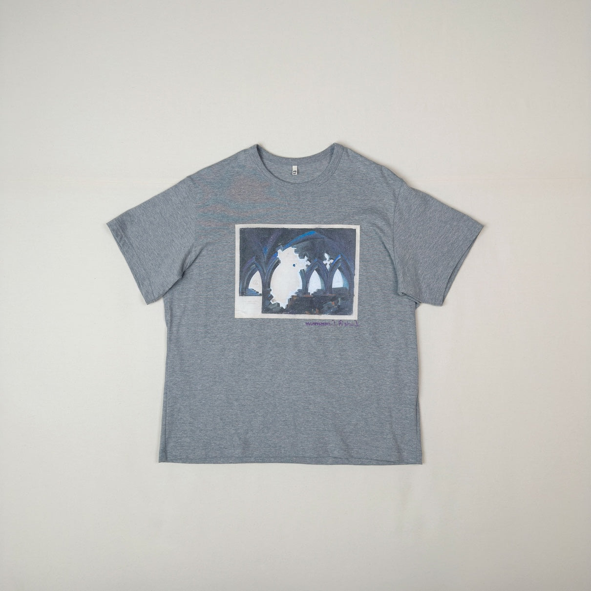 Printed T-shirt Gray