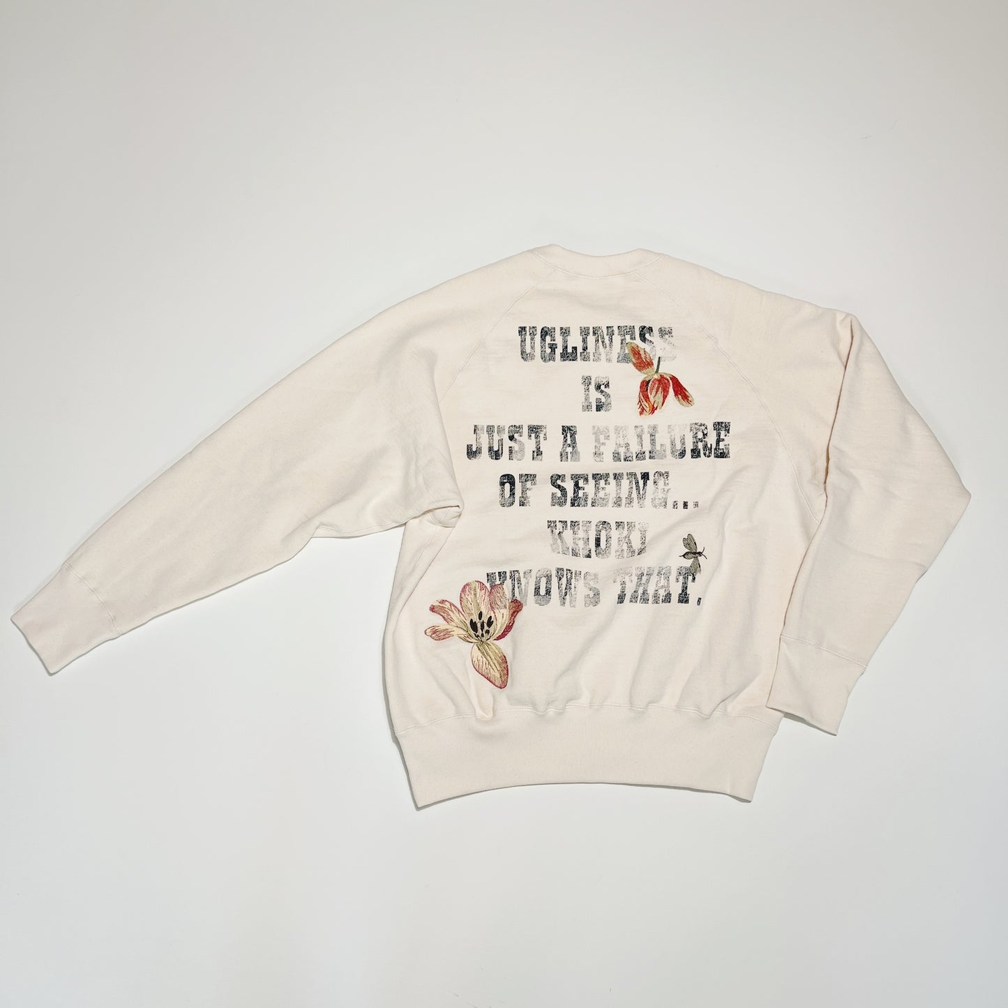 Vintage finished sweatshirt Oatmeal