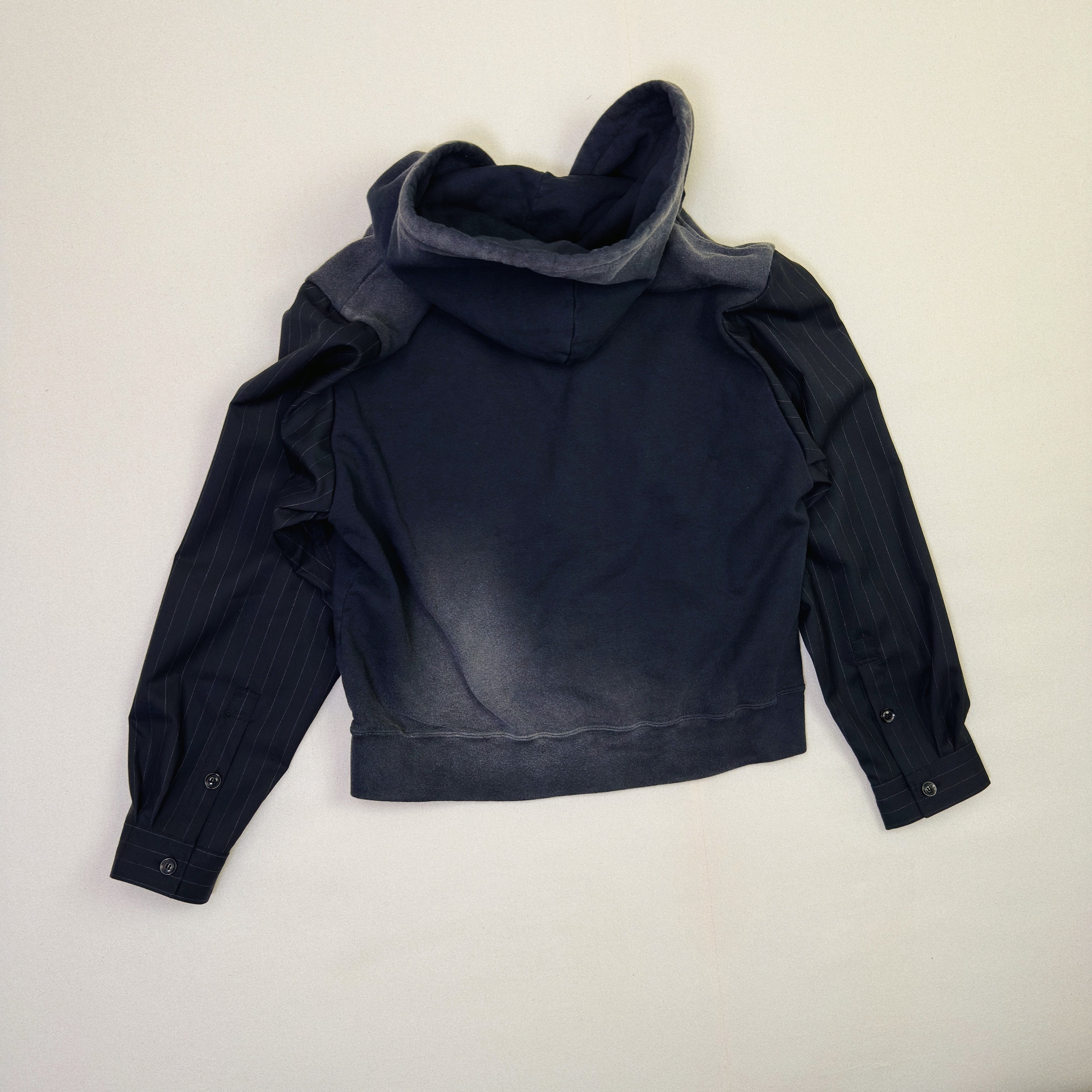 Combination Zip Hoodie Black – EYE/KHOKI