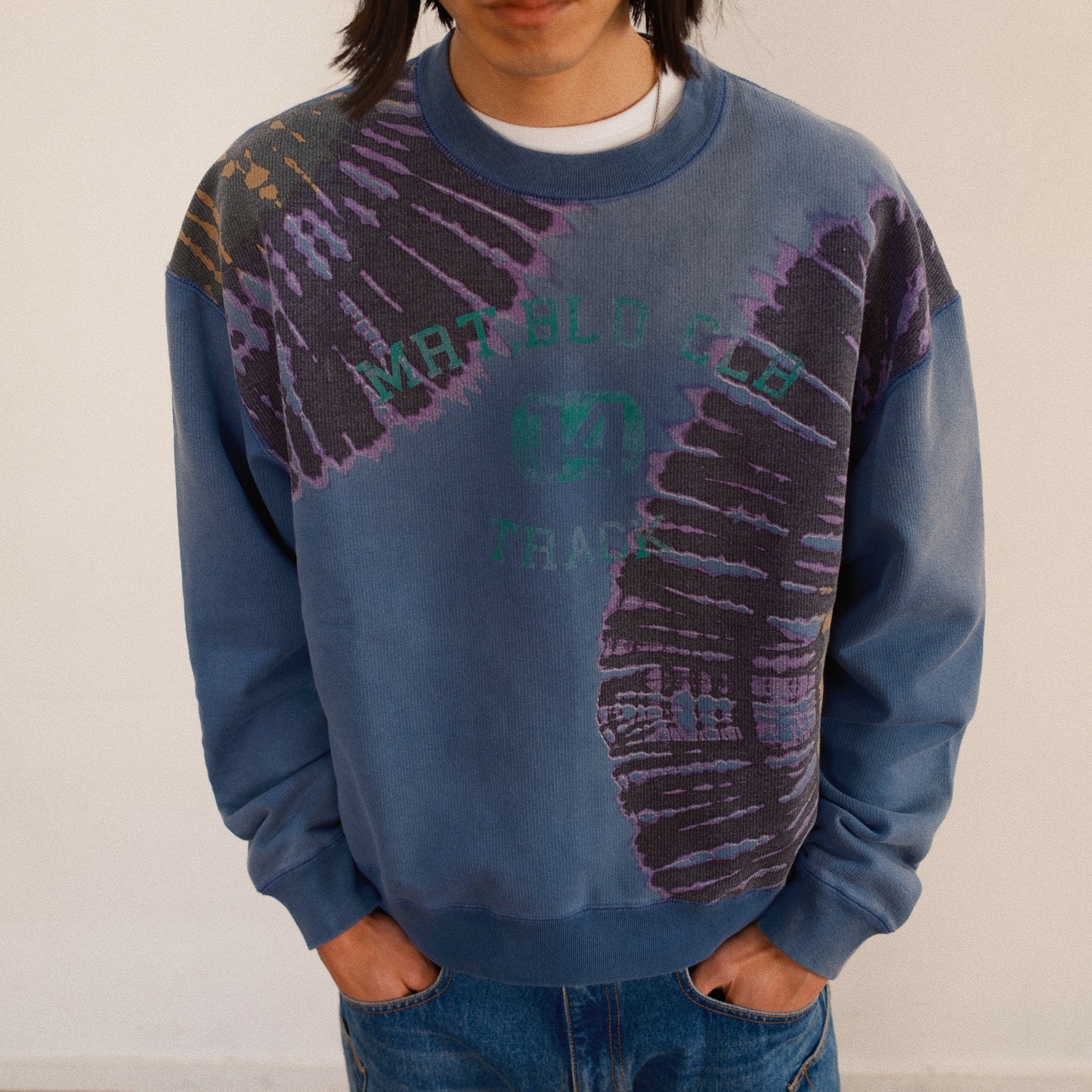Tie-Dye Sweat Shirt Navy