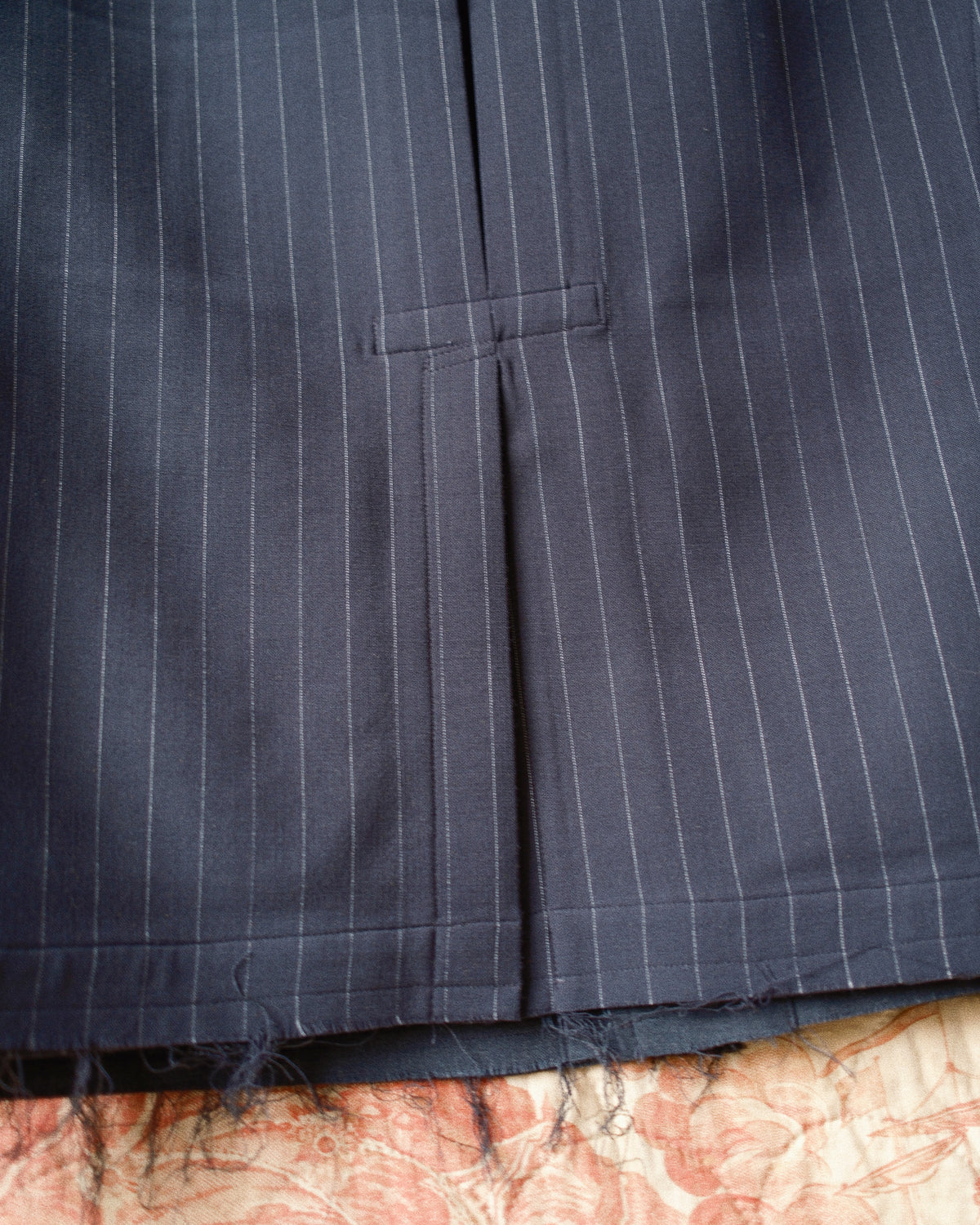 Bonded Wool Jacket Navy