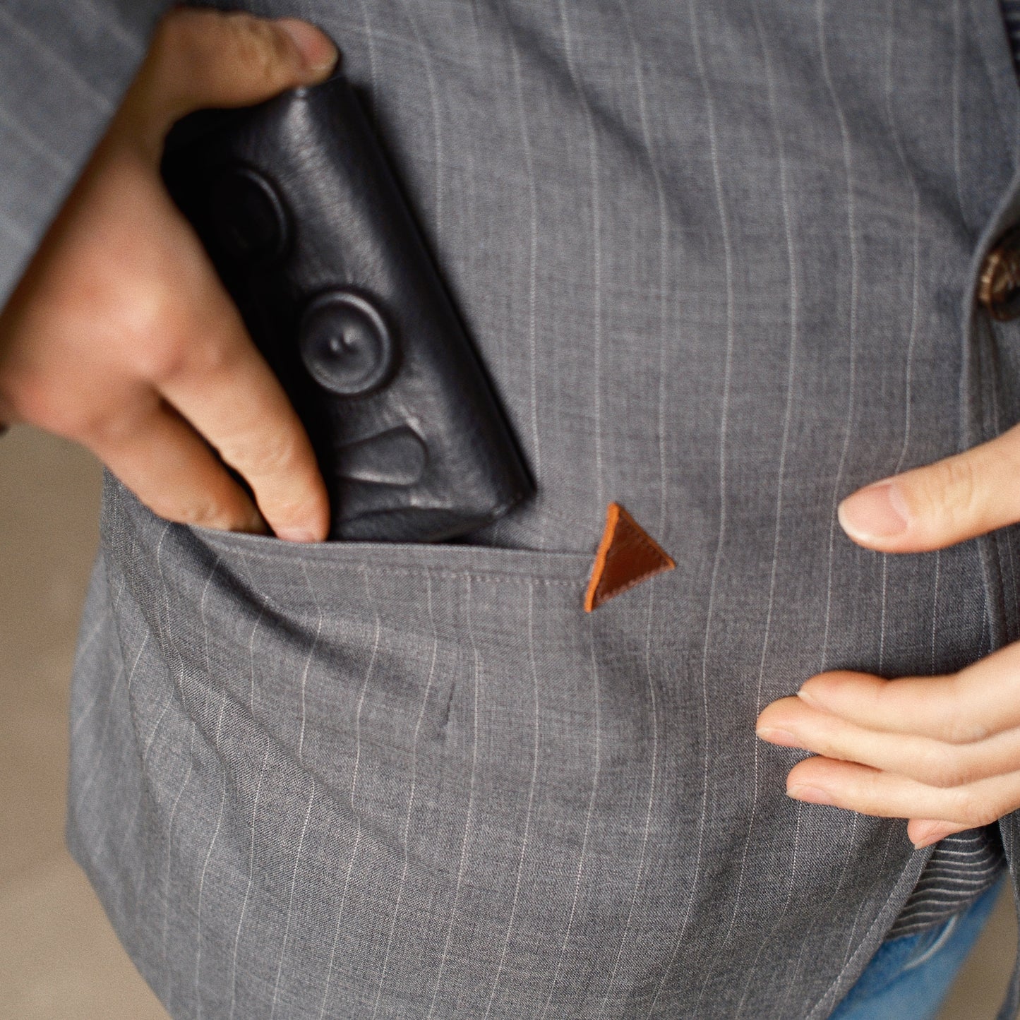 The Object Card Case  Black