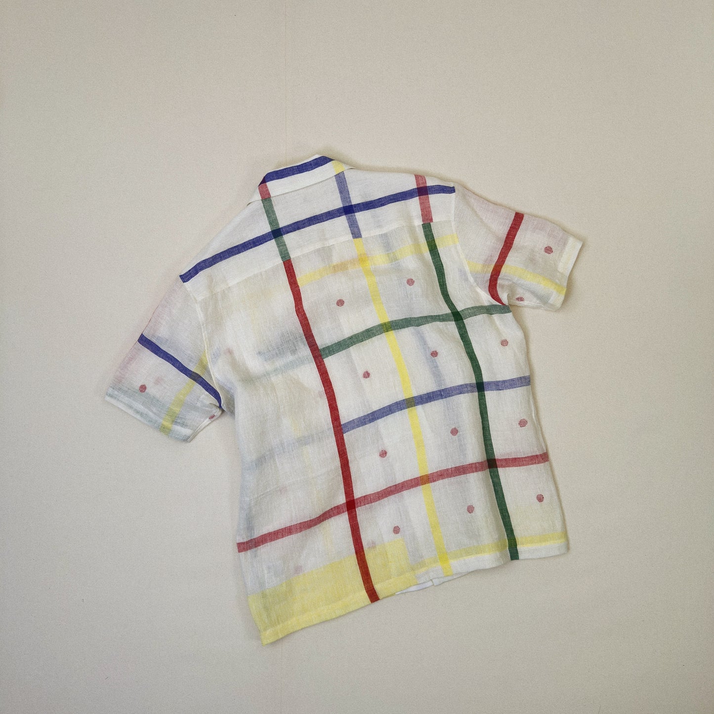 Embroidered Jamdani Shirt White