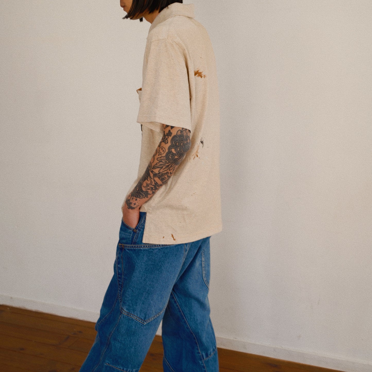 Faded Memory T Shirt　Oatmeal