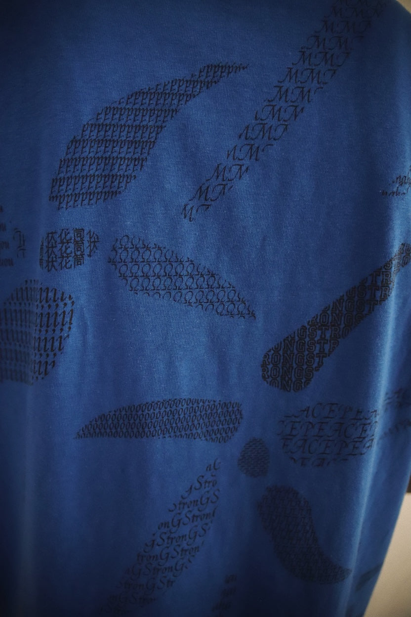 Printed T-shirt Blue