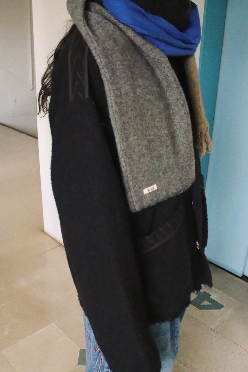 Panel-design muﬄer Blue