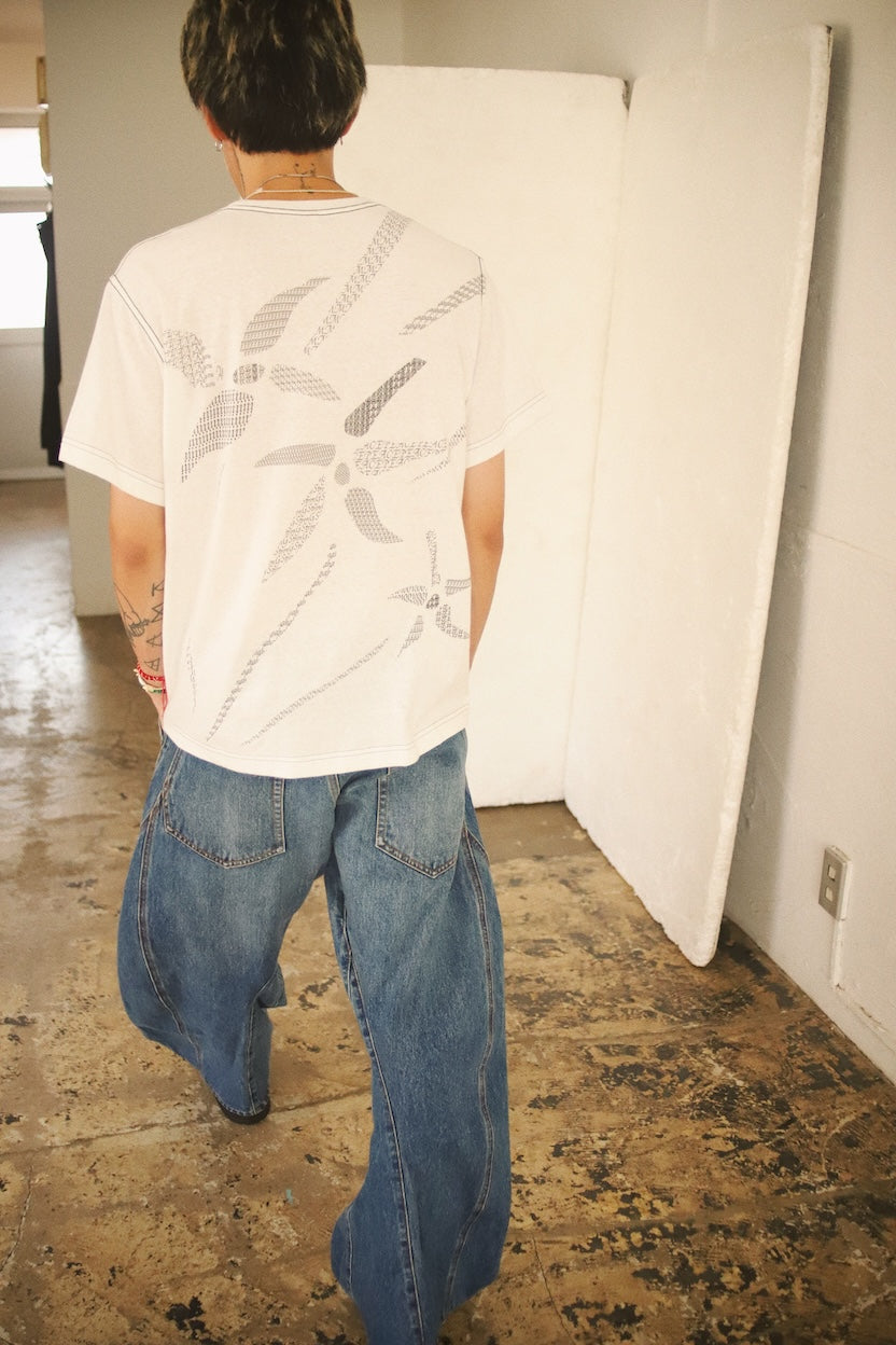 Printed T-shirt White