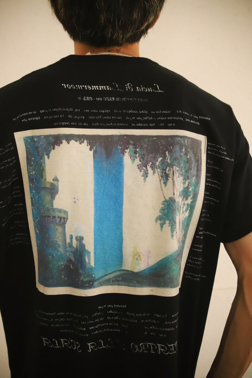 Printed T-shirt Black