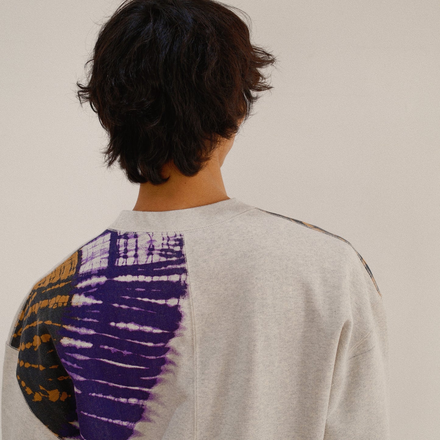 Tie-Dye Sweat Shirt Oatmeal