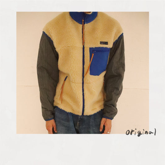Feece-texture jacket Beige