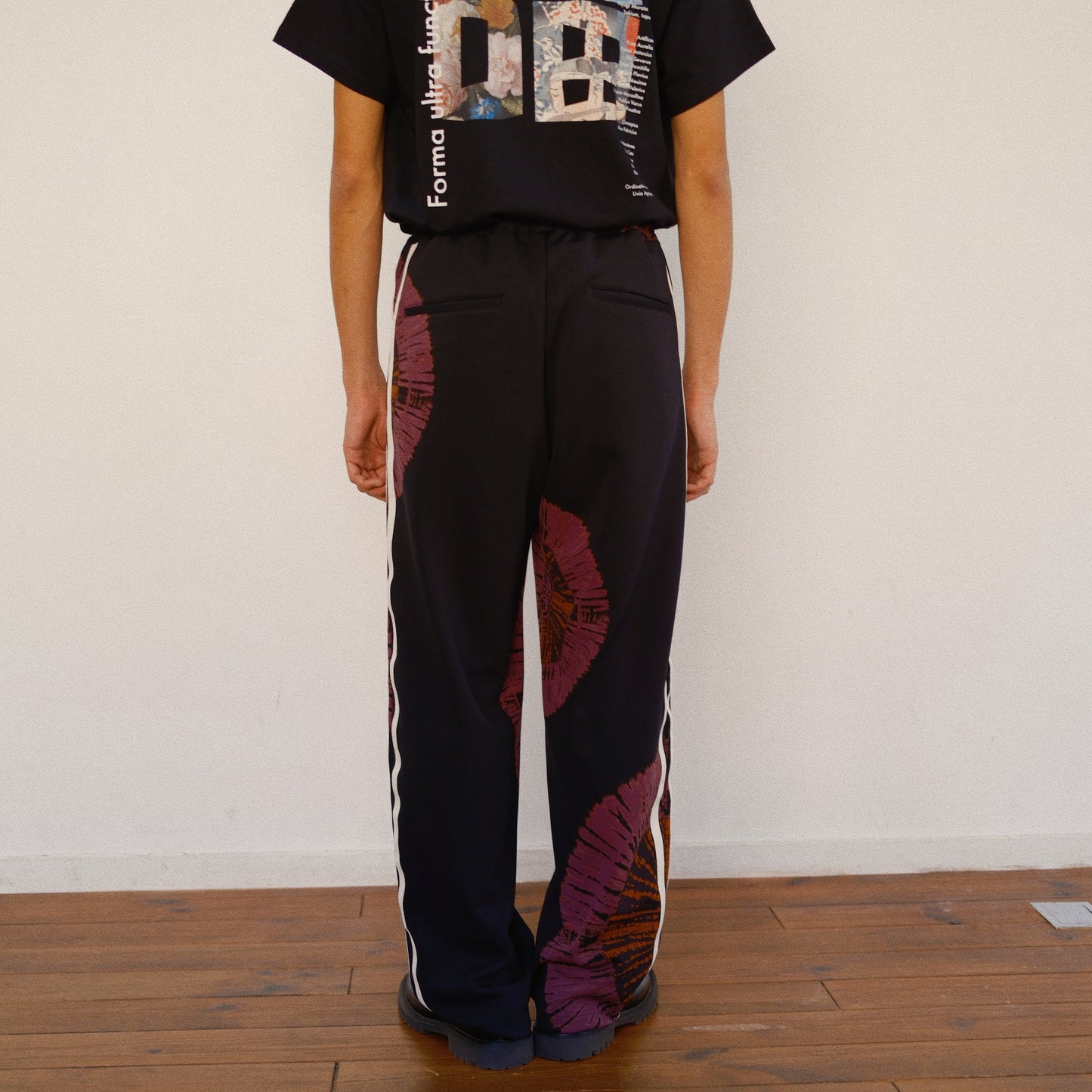 Tie-Dye Track Pants Black p-03