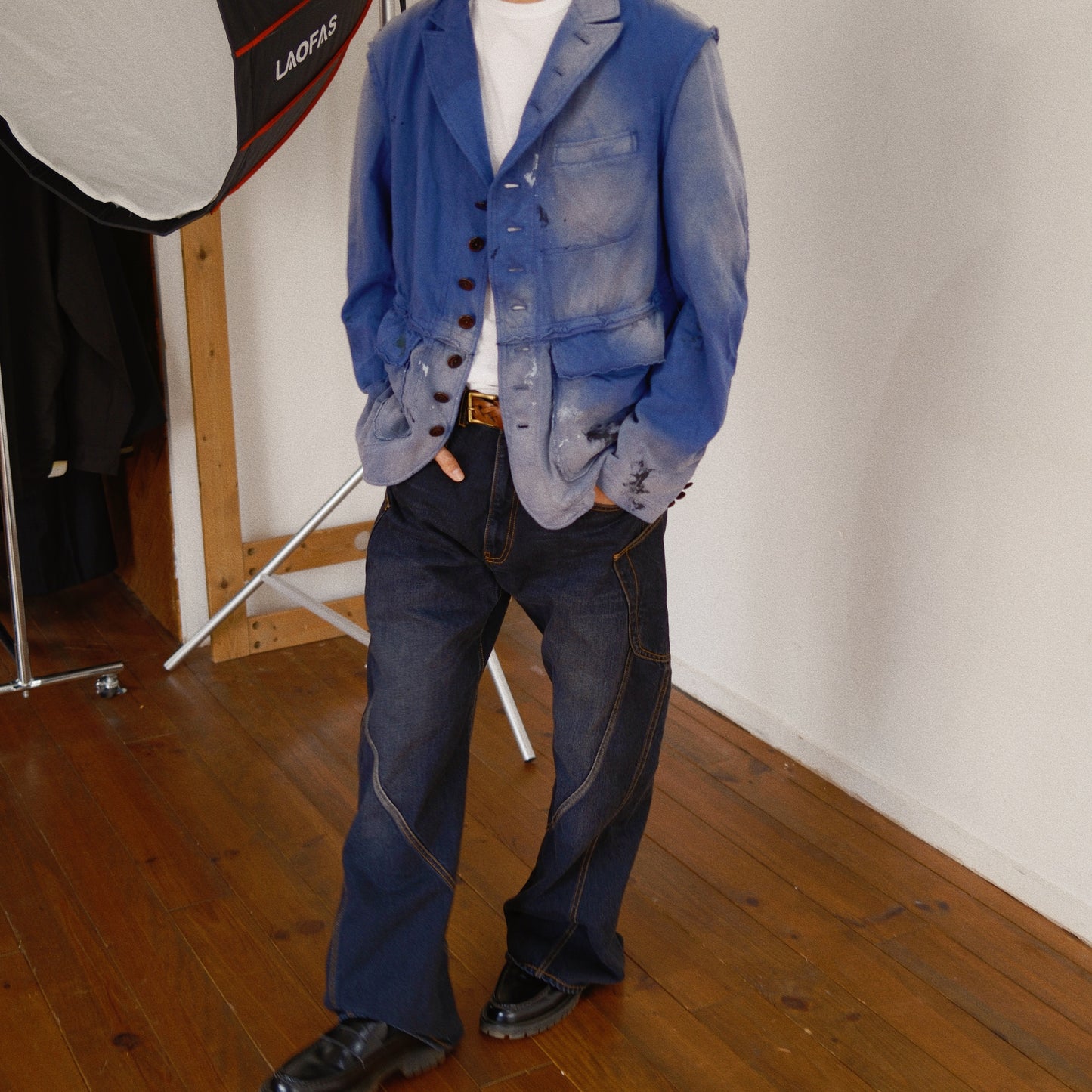 Faded Memory Jacket  Blue