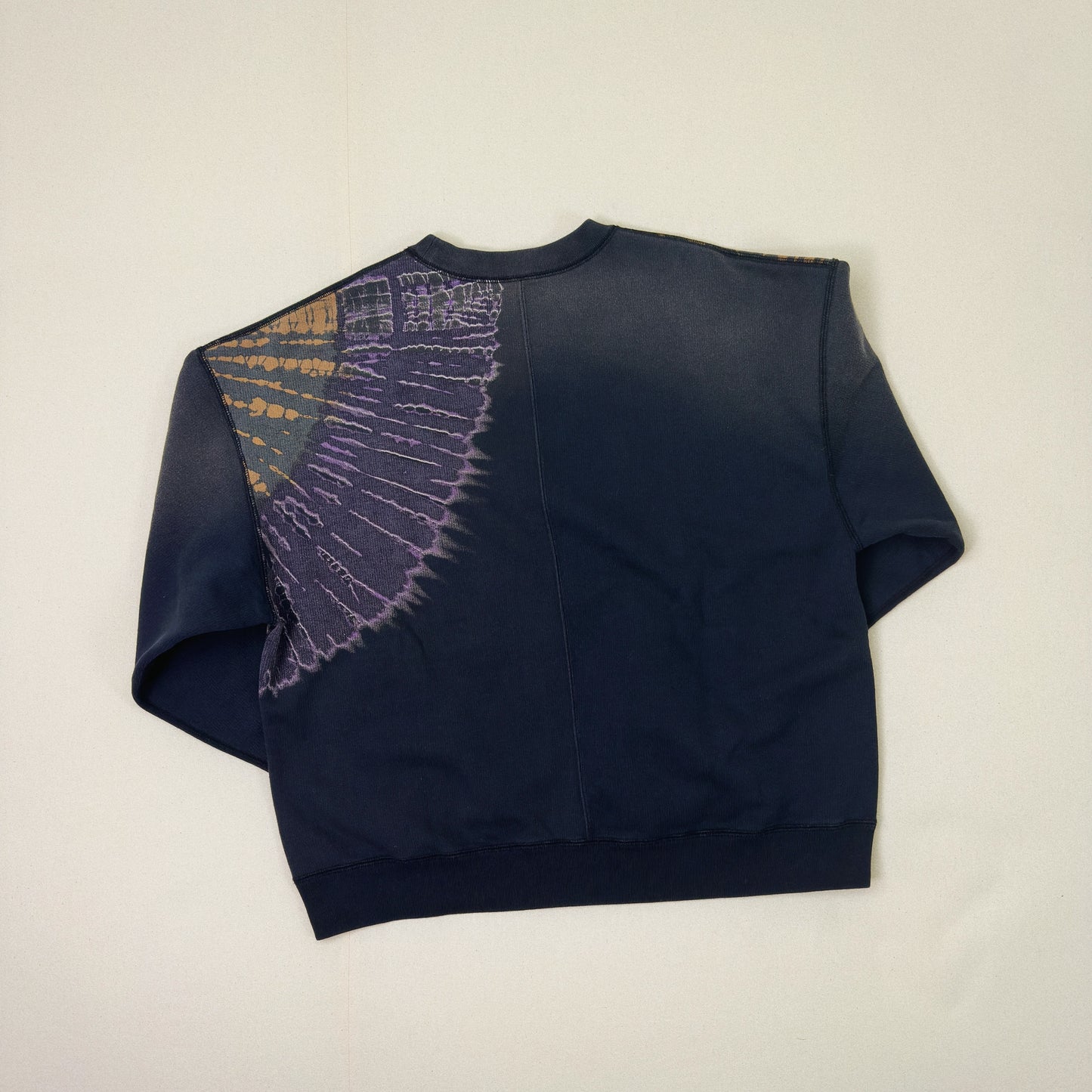Tie-Dye Sweat Shirt Black