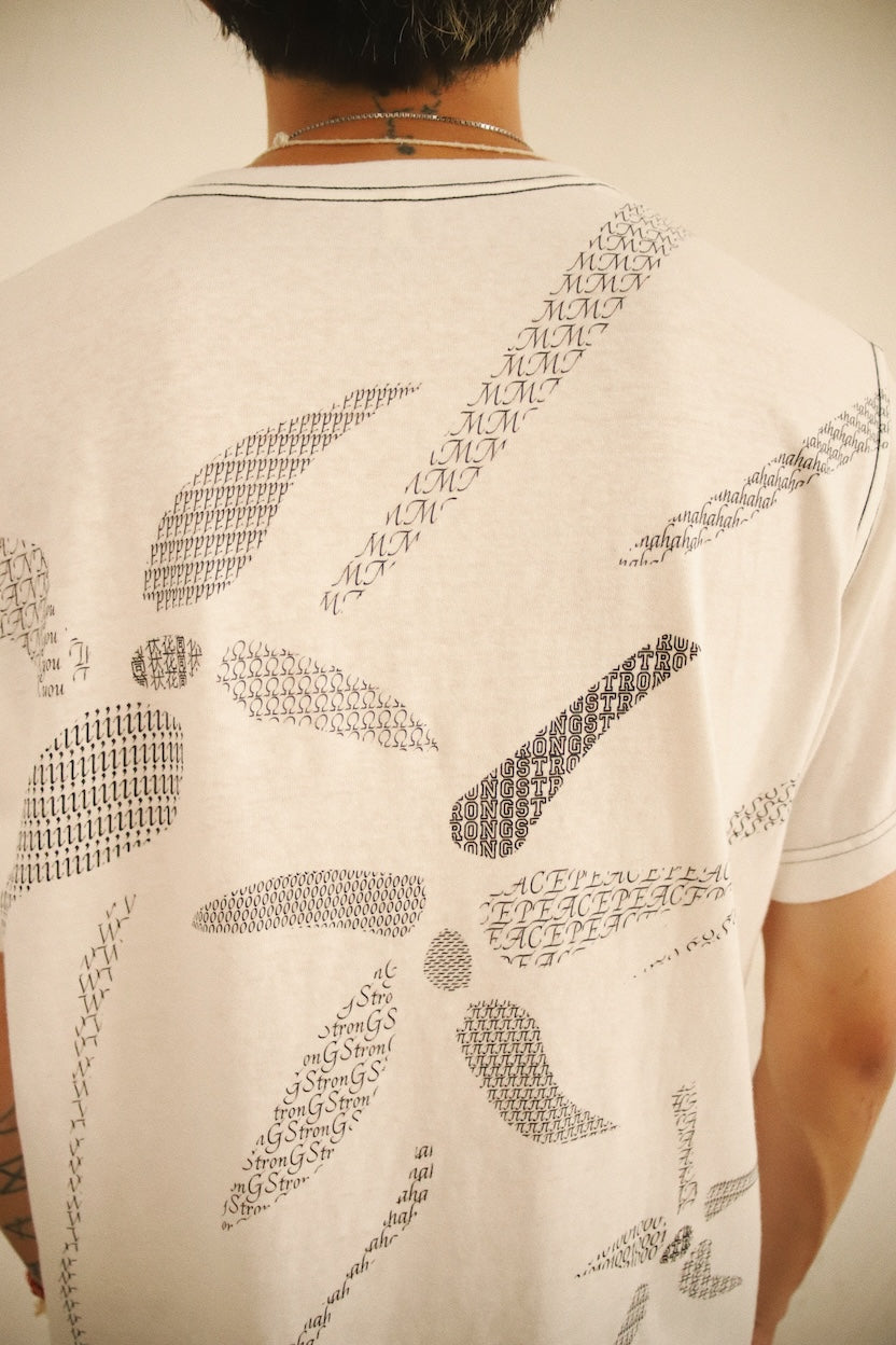 Printed T-shirt White