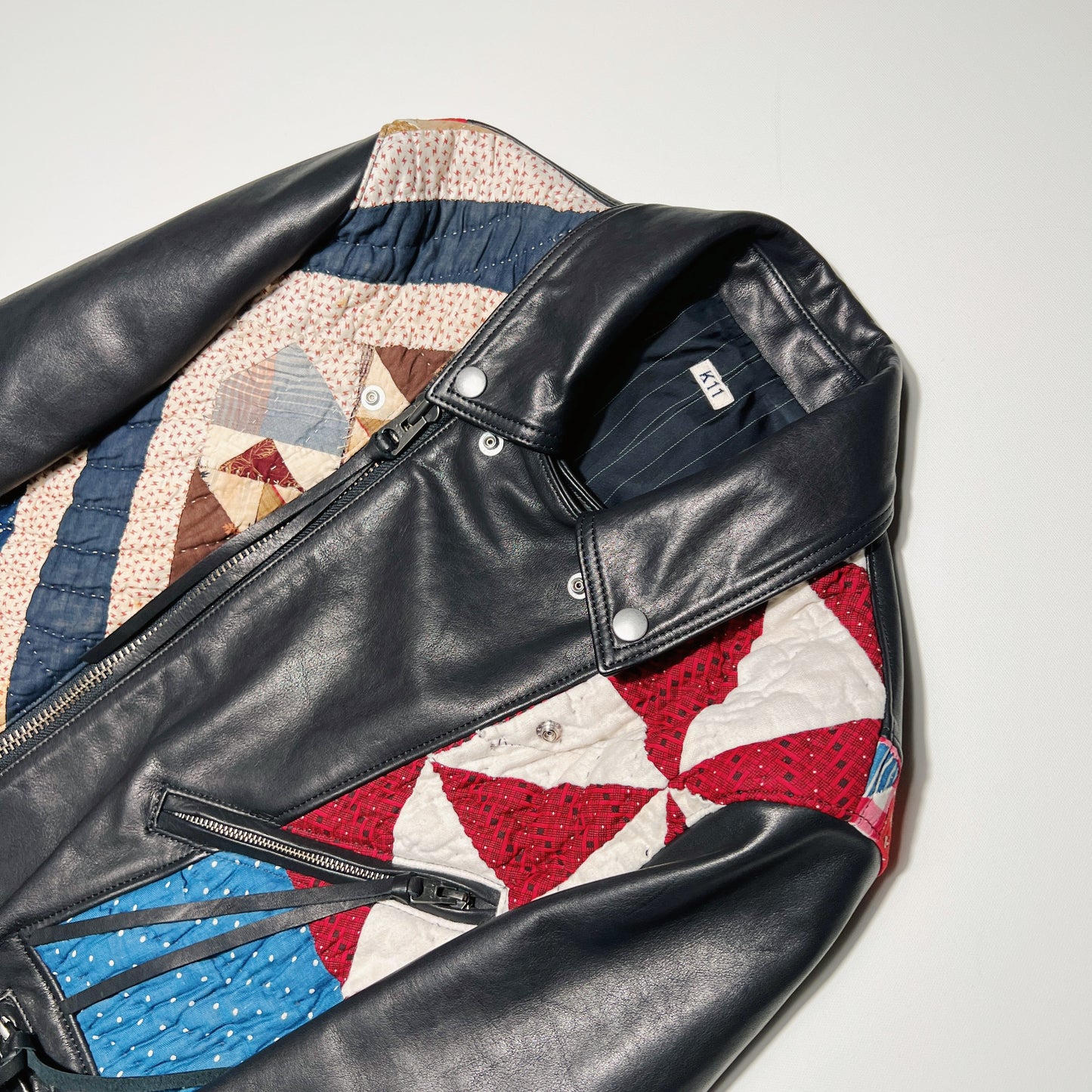 Vintage American quilt riders jacket