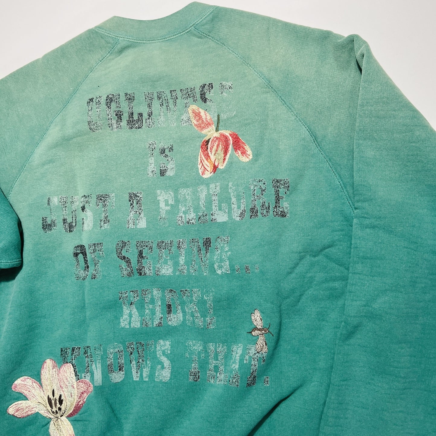 Vintage finished sweatshirt Green